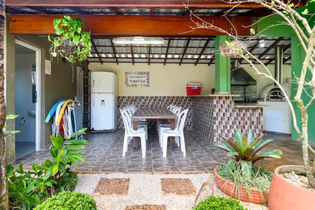 Do Sape: Beachfront With Pool And Pizza Oven Casa de férias Ubatuba